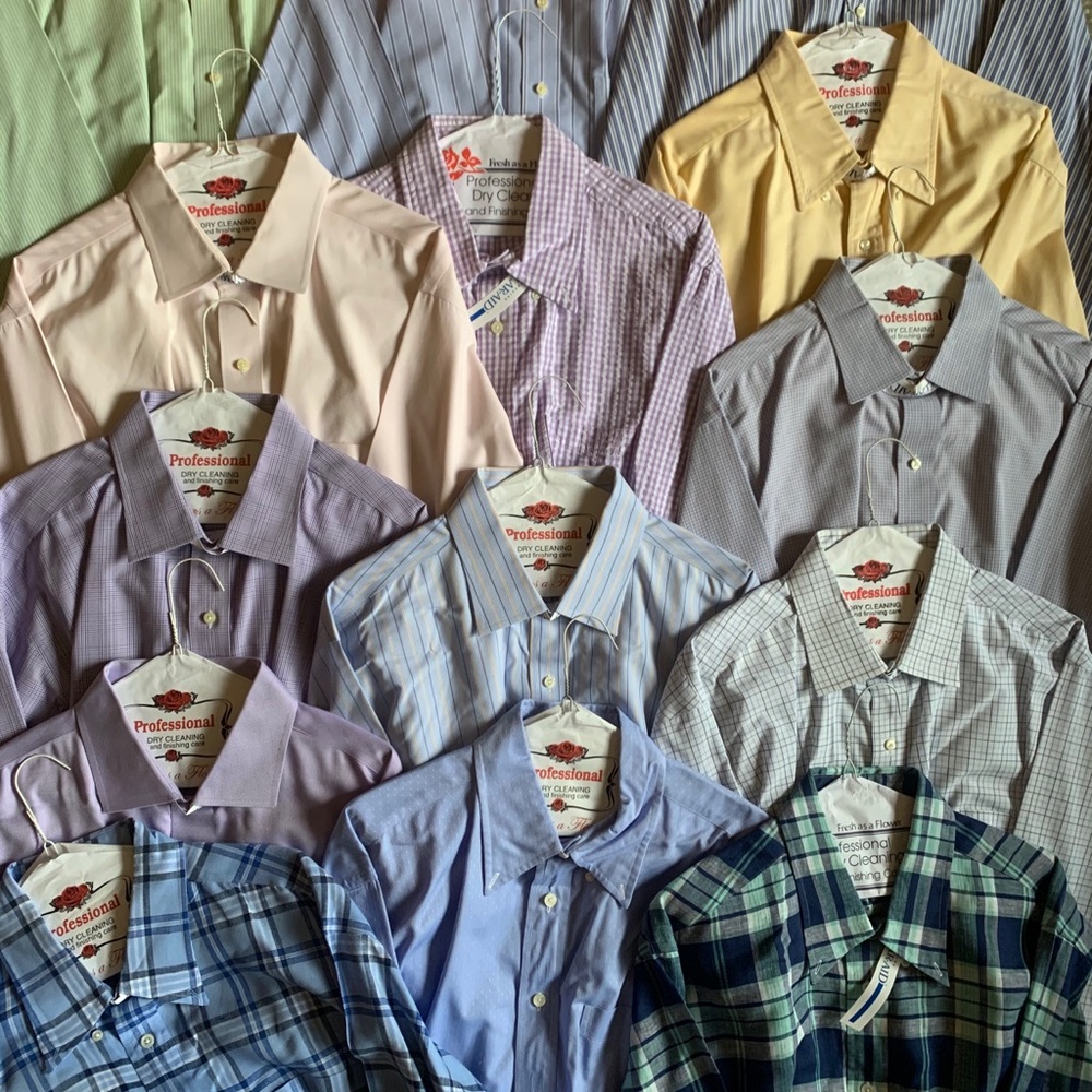 Brooks Brothers Lot of 13 Shirts 17.5